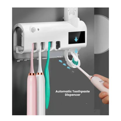 UV Toothbrush Sanitizer Wall Mount No-Drill